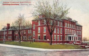 Nauvoo Illinois Federal Vocational Board School Antique Postcard K100207