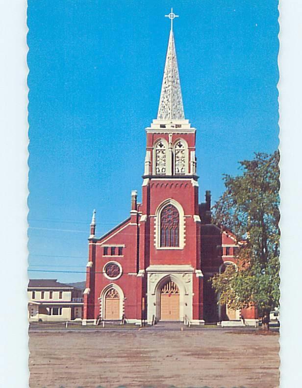 Unused Pre-1980 CHURCH SCENE Fort Kent - Near Caribou Maine ME A7836