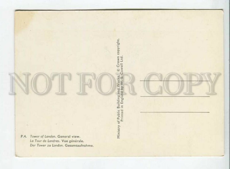 441599 Great Britain London postcard