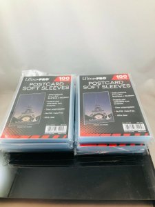 Ultra Pro Postcard Soft Sleeves 800 Sleeves 8 Packs