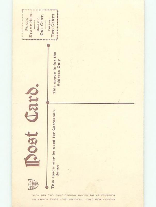 Divided-Back ST. PATRICK'S DAY SCENE Great Postcard W8243