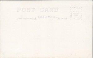 Gravelbourg Saskatchewan College Thevenet Noe Morin RPPC Postcard H12 *as is