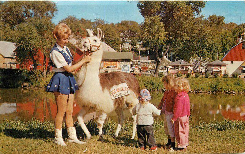 Amusement Children 1960s Circus World Museum Baraboo Wisconsin postcard 8669