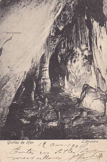 Belgium Grotte de Han L'Alhambra 1904