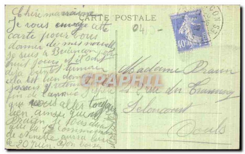 Old Postcard Route Du Lautaret Tunnel and Bridge Segur