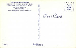 Michigan Houghton Lake The Pick-Wick House Restaurant sk7584