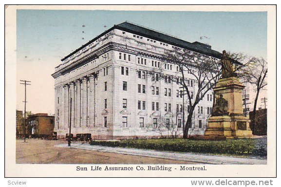 Sun Life Assurance (Insurance) Co. , Montreal , Quebec , Canada , PU-1928