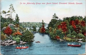 Admirally Group near Burnt Island Thousand Islands Ontario c1910 Postcard H33