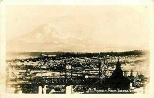 WA, Mount Rainier, Washington, RPPC, View From Tacoma, Ellis 1226