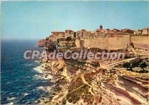Postcard Modern Bonifacio The upper town surrounded by ramparts