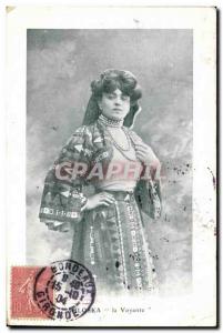 Old Postcard Folklore Clairvoyance Cartomancy Miloska The Seer