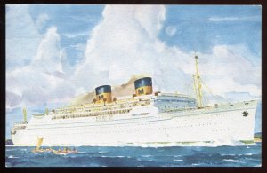 h2297 - Steamer LURLINE Postcard 1950s Matson Ocean Line