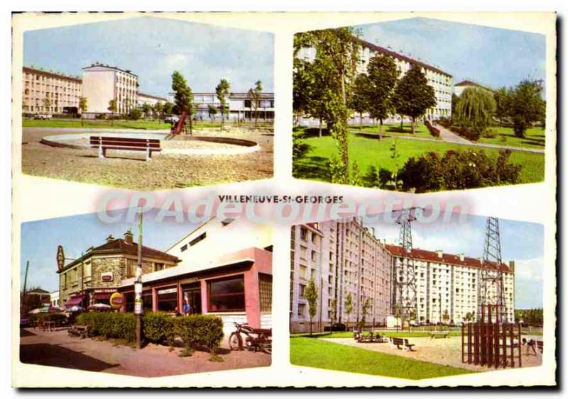 Modern Postcard Villeneuve St Georges