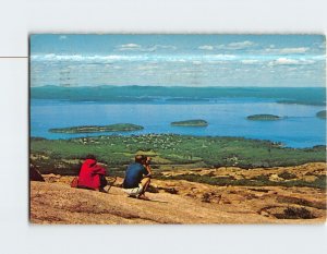 Postcard Cadillac Mountain Acadia National Park Maine USA