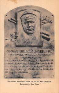 Cooperstown New York Baseball Hall of Fame George Herman Babe Ruth PC AA49237 