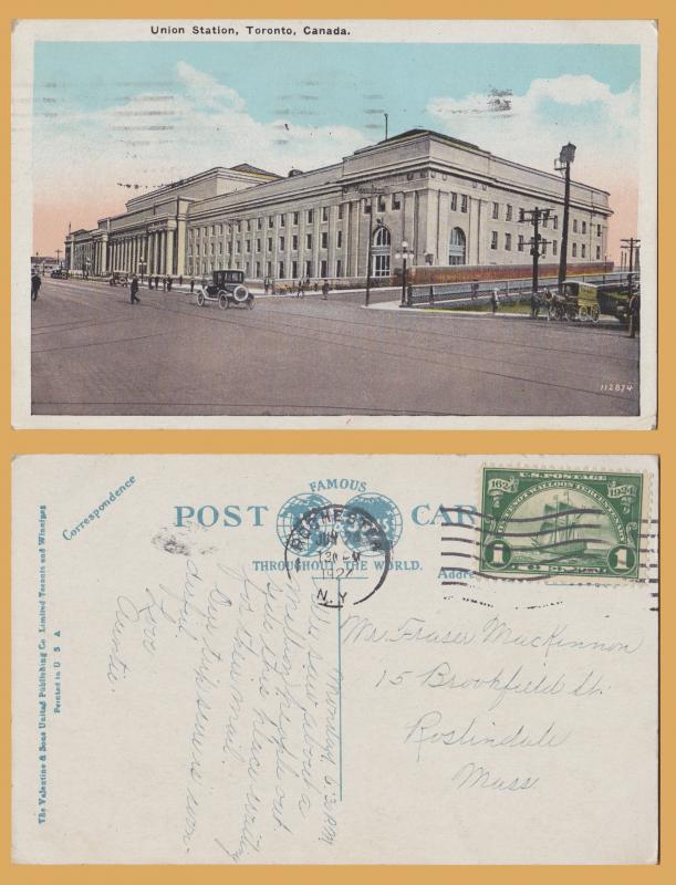 Canada, Union Station, Toronto, Canada - 1924