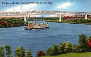 Ohio Lorain The Lorain Central High Level Bridge