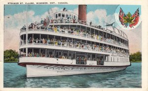 Winsor, Ontario - Canada - The Steamer St. Claire - in 1929