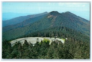 c1960 Looking North From Observation Tower Mt. Mitchell State Park NC Postcard