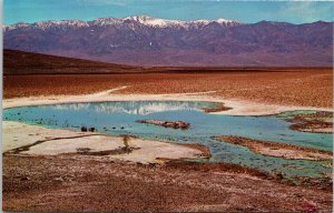 Badwater Death Valley CA California Telescope Peak Unused Vintage Postcard H41