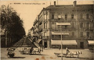 CPA Roanne- Le Cours de la Republique FRANCE (907342)