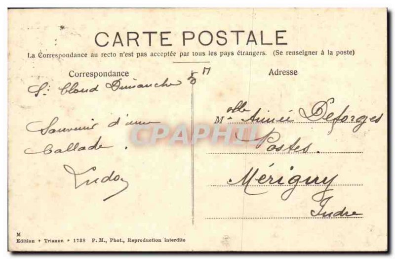 Postcard Old Saint Cloud Fountains