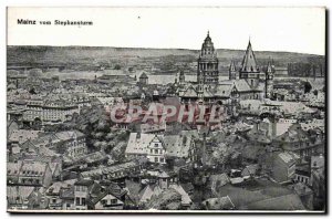 Old Postcard Mainz vom Stephansturm