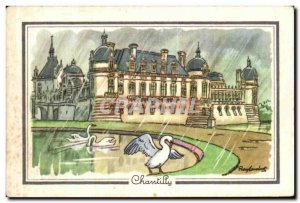 Image Chateau de Chantilly swans