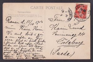 FRANCE, Postcard RPPC, Rouen, The Cathedral