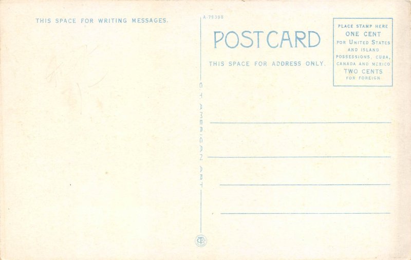 Watkins New York 1930-40s Postcard Entrance to Watkins Glen 