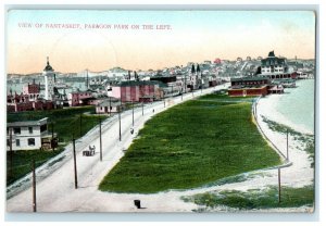1910 View Of Nantasket Paragon Park On The Left Massachusetts MA Postcard