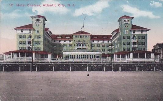 New Jersey Atlantic City City Hotel Chelsea 1917