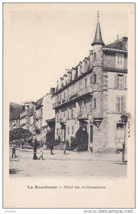 LA BOURBOULE, Puy-de-Dome, France, 1900-1910's; Hotel Des Ambassadeurs