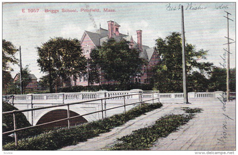 Briggs School , PITTSFIELD , Massachusetts , PU-1907