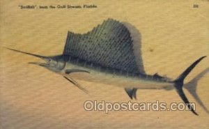 Gulf Stream, Florida, USA Fishing 1945 postal used 1945