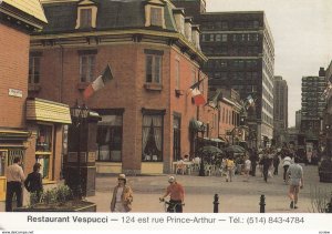 MONTREAL , Quebec , Canada , 1987 ; Restaurant Vespucci