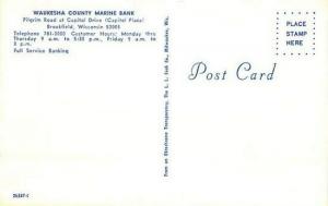 WI, Brookfield, Wisconsin, Waukesha County Marine Bank, L.L. Cook No. 26587-C