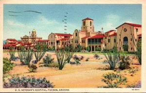 Arizona Tucson United States Veteran's Hospital 1939 Curteich