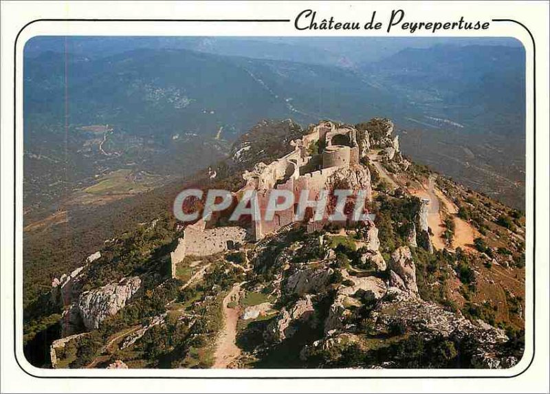 Modern Postcard The Castle Cathar castle of Peyrepertuse