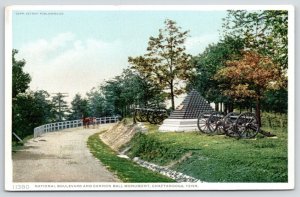 Chattanooga TN~National Blvd~Cannon Ball Monument~Detroit Publishing #11380~1907