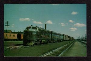 IN Baltimore & Ohio Railroad Train GARRETT INDIANA PC