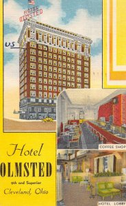 LPD08   Ohio Postcard: Cleveland, Hotel Olmsted