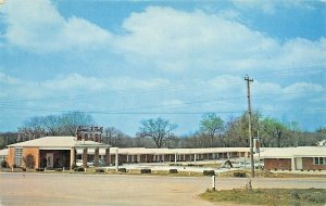 NASHVILLE  & COLUMBIA TN MOTELS~CONGRESS INN & POLK MOTEL-LT OF 2 1960s POSTCARD