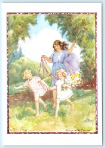 Artist Margaret Tarrant GEE-UP Children ~ Medici Society 4x6 Repro Postcard
