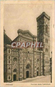 Postcard Modern Firenze facciata della cattedrale