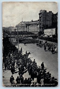 1910 Washington District of Columbia Postcard Inaugural Parade Pennsylvania Ave.