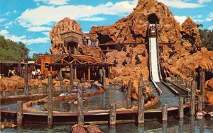 Knotts Berry Farm, Calico Log Ride GT-3, Old Postcard