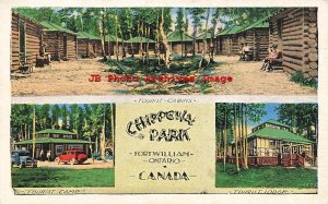 Canada, Ontario, Fort William, Chippewa Park, Tourist Cabins Camp & Lodge