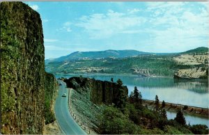 Evergreen Highway Columbia River Cascade Mountains Washington Vintage Postcard