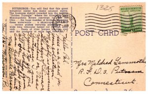 Greetings Pennsylvania Pittsburg  LARGE LETTER